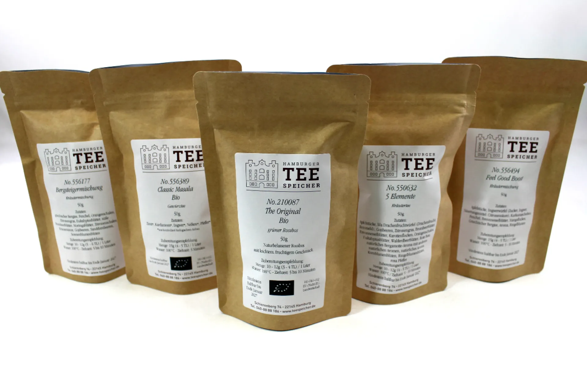Hamburger Teespeicher Durch Wald & Wiese - Set / koffeinfrei Discount