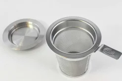 Hamburger Teespeicher Edelstahlfilter mit Abtropfschale, M Fashion