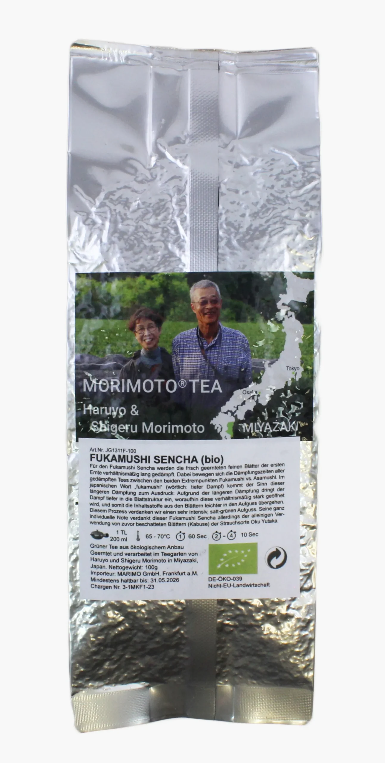 Hamburger Teespeicher Japan Miyazaki Fukamushi Sencha Morimoto Bio Sale