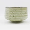 Hamburger Teespeicher Matchaschale (Chawan), hellgrün-weiß glasiert New